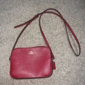 RED COACH PURSE